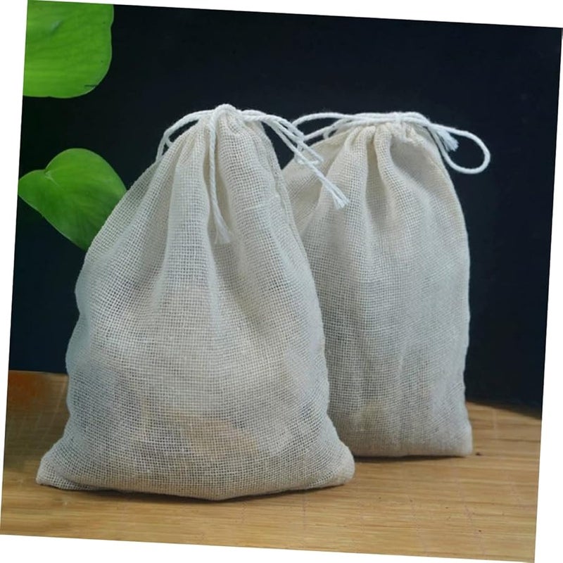 STOBAZA 100 Micron Fine Mesh Filter Bag Drawstring Strainer for Cooking Tea and Medicine - Image 2